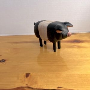 2011 Demdaco Elaine & Frank Valletta Folk Art Pig